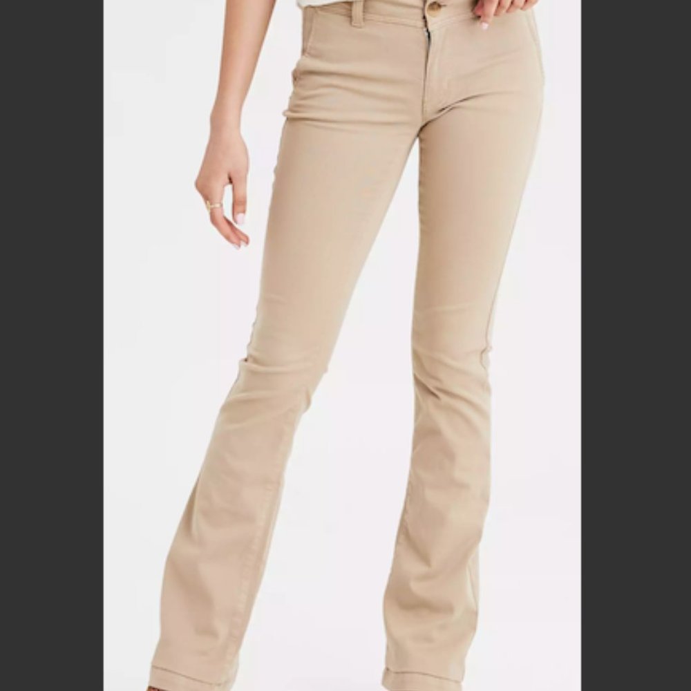 American Eagle Kick Boot Twill Pants